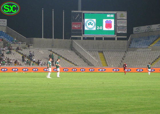 P10 επιδείξεις υπαίθριων διαφήμισης σταδίων συγχρονισμού και σημείωσης οδηγημένες ποδόσφαιρο