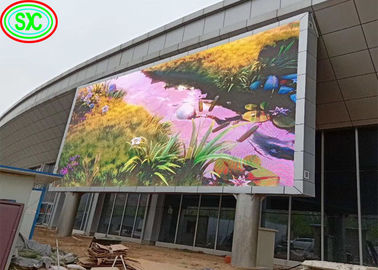 P6 Εξωτερική πλήρης χρώσης οθόνη LED Μεγάλη διαφημιστική οθόνη 1920Hz εσωτερική πλήρης χρώσης οθόνη LED