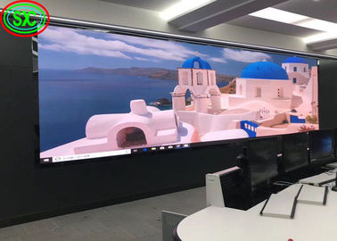Σταθερή εγκατάσταση εσωτερικού LED βίντεο τοίχου 4 P5 P6 ευρεία γωνία θέασης χωρίς φάντασμα