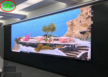 Σταθερή εγκατάσταση εσωτερικού LED βίντεο τοίχου 4 P5 P6 ευρεία γωνία θέασης χωρίς φάντασμα