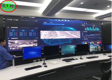 Σταθερή εγκατάσταση εσωτερικού LED βίντεο τοίχου 4 P5 P6 ευρεία γωνία θέασης χωρίς φάντασμα
