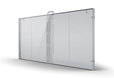 Εμπορική 1R1G1B Διαφανής οθόνη τηλεόρασης LED 1000mmx1000mm Μέγεθος θήκης
