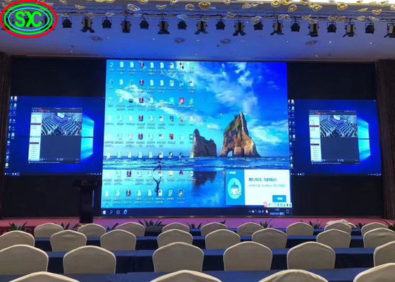 Μικρής κλίσης υψηλής ευκρίνειας έγχρωμη εσωτερική οθόνη LED P2.5 P3 LED οπτικοακουστική διαφήμιση led