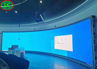 Εύκολη εγκατάσταση LED οθόνη φόντου ενοικίαση, LED σκηνή κουρτίνα οθόνη P3.91