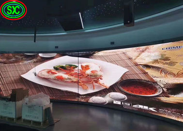 Εύκολη εγκατάσταση LED οθόνη φόντου ενοικίαση, LED σκηνή κουρτίνα οθόνη P3.91