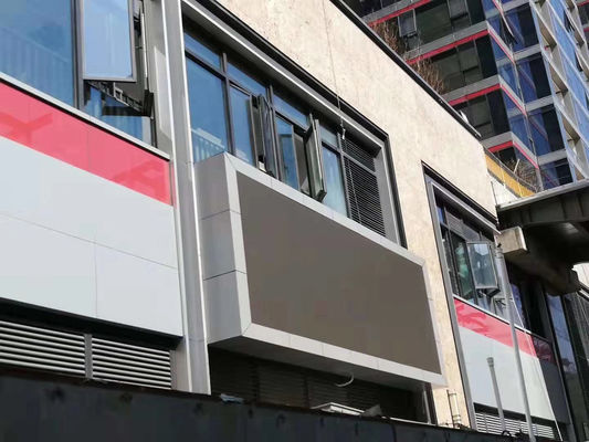 Π4 Αδιάβροχη πλήρης χρώσης εξωτερική οθόνη Led Die Cast Aluminum Iron/Steel Cabinet εξωτερική πλήρης χρώσης οθόνη LED