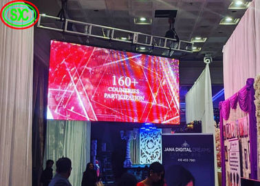 P2.604 HD Εσωτερική πλήρης χρώματος οθόνη LED χύτευσης αλουμινίου μεγάλη ηλεκτρονική διαφήμιση οθόνη