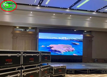 Υψηλό ποσοστό ανανέωσης Στάδιο Φόντο Μεγάλη μαγνητική μονάδα P2 LED οθόνη τοίχος βίντεο