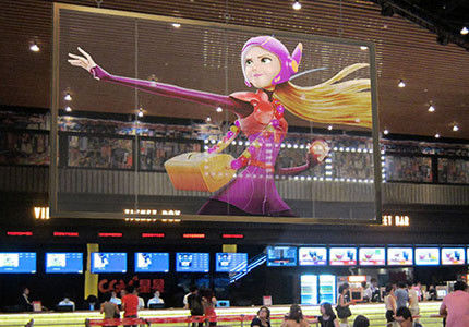 Ευέλικτη Μεγάλη Αδιάβροχη RGB LED οθόνη 5500 Νιτς Μακρά διάρκεια ζωής CE Πιστοποιημένη εσωτερική διαφήμιση LED οθόνη