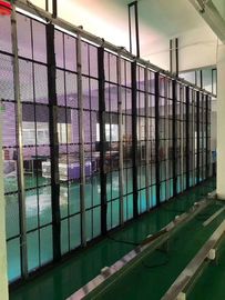 P3.91-7.82 Πλήρως χρωματική διαφανής οθόνη LED για τείχη γυάλινων κουρτίνων