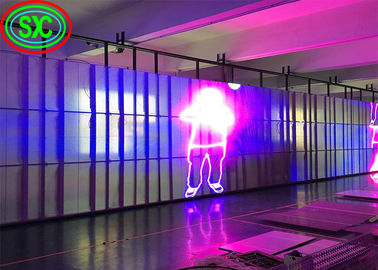 Full Color HD Ευέλικτο 4000 cd/sqm Διαφανές LED Panel διαφανής led οθόνη