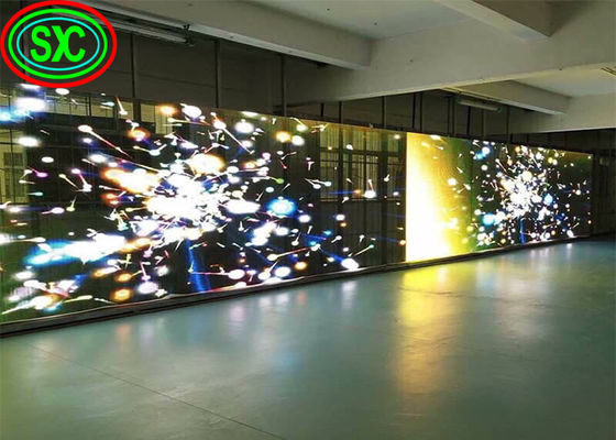 Καλή τιμή Full Color HD Ευέλικτο 4000cd/sqm Διαφανές LED Panel διαφανής LED οθόνη γυάλινη LED οθόνη σε απευθείας σύνδεση