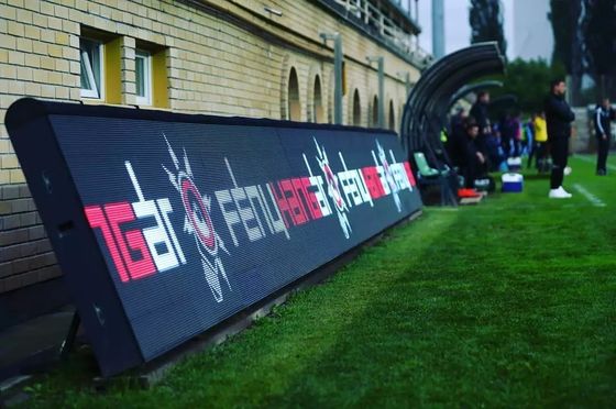 Εξωτερική οθόνη LED πλήρους χρώματος P10 SMD Ποδοσφαιρικού σταδίου περιμέτρου