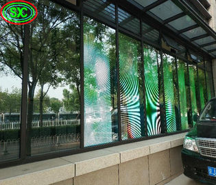 Πλήρες χρώμα εσωτερικό SMD1921 Διαφανές Led Video Wall διαφανής οθόνη LED διαφανής οθόνη LED