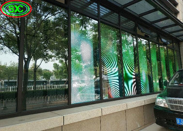 Εικόνα ενοικίασης Μεγάλη οπτική γωνία P3.91 P4.81 2500 Nits Διαφανής οθόνη LED