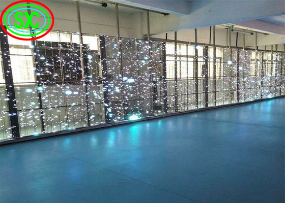Καλή τιμή Διαφημιστικό πάνελ Epistar Chip Διαφανές LED Κεραμίδιο Διαφανής LED οθόνη Διαφανή γυάλινη LED οθόνη σε απευθείας σύνδεση