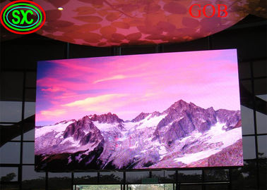 Φόντο Διαφήμιση GOB COB 2.5mm Indoor Full Color LED Display κάρτα λήψης