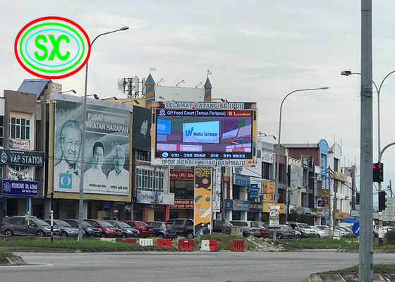 Καλή τιμή Πλήρης ενότητα 320*160mm οθόνης χρώματος P10 υπαίθρια οδηγημένη οδηγημένη οθόνη διαφήμιση P10 σε απευθείας σύνδεση