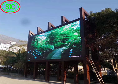 P10 Εξωτερική Αδιάβροχη Πλήρης Χρώματος οθόνη LED Ανθεκτική στον άνεμο υψηλής ευκρίνειας χωρίς σύρση Σκιώδης οθόνη LED