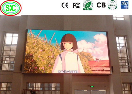 Υψηλός ρυθμός ανανέωσης 1920hz 1/8 Εξωτερική Έγχρωμη Οθόνη LED Τοίχου Έγχρωμη εξωτερική οθόνη led