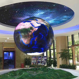 360° Εξωτερική πλήρης χρωματική στήλη σφαίρα LED οθόνη οθόνη Πίνακα κτιρίου