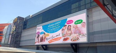 Ηλεκτρική SMD 3535 Sport Perimeter LED Die-Cast Aluminum Billboard Display Ultra Clear Vision