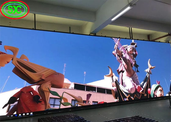 Ηλεκτρική SMD 3535 Sport Perimeter LED Die-Cast Aluminum Billboard Display Ultra Clear Vision