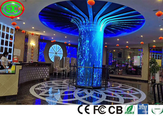 Εσωτερική οθόνη Full Color HD LED με υψηλό ποσοστό ανανέωσης, κατάλληλη για αίθουσα εισόδου ξενοδοχείων, συναυλίες
