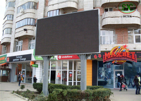 P6 Εξωτερικές διαφημιστικές πινακίδες LED υψηλής φωτεινότητας 192*192mm με εγγύηση 3 ετών
