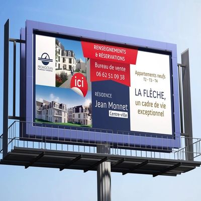 Οθόνη LED P10 SMD3535, 10mm Pixel, Έγχρωμη Οθόνη Βίντεο