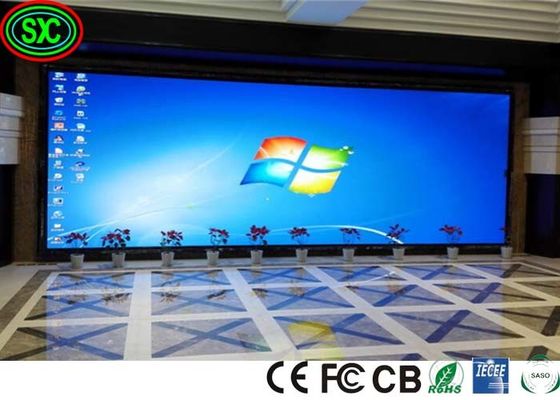 Πλήρως χρωματική ευέλικτη UHD P2.5 SMD2121 εσωτερική σταθερή οθόνη LED οθόνη LED εμπορικής διαφήμισης