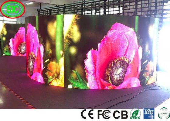 Χάλυβα Όχι Μοσαϊκό Ultra HD IP43 SMD2121 P3.91 Indoor Stage LED Screen LED εμπορική διαφήμιση οθόνη εμφάνισης