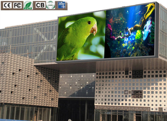 Κτίριο P10 SMD LED οθόνη διαφήμιση Billboard Super Clear Vision 3 χρόνια εγγύηση