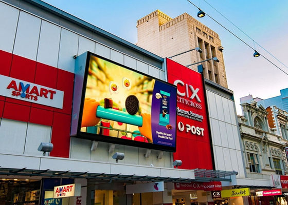 Κτίριο P10 SMD LED οθόνη διαφήμιση Billboard Super Clear Vision 3 χρόνια εγγύηση