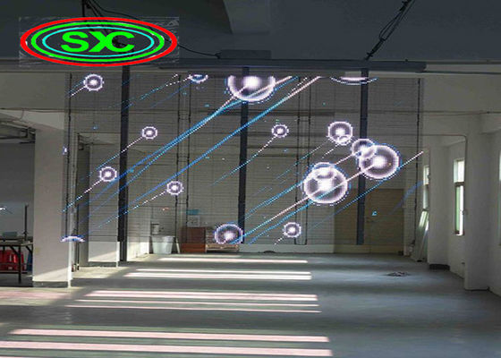 Καλή τιμή Πλήρης οθόνη P3.91 των διαφανών οδηγήσεων χρώματος 4500nits SMD2020 σε απευθείας σύνδεση