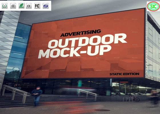 Εξωτερική HD πλήρης χρώσης P8 LED οθόνη Εμπορικό Κέντρο Βίντεο τοίχος με κανονικό μέγεθος ντουλάπι