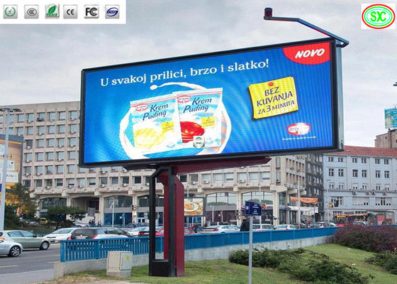 Πλήρες χρώμα εξωτερικές διαφημιστικές πινακίδες LED IP65 P10