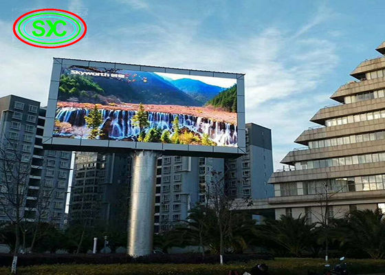 Καλή τιμή P8 φωτεινότητα οθόνης επίδειξης των υπαίθριων πλήρων οδηγήσεων χρώματος 5500cd/m2 για τη διαφήμιση σε απευθείας σύνδεση