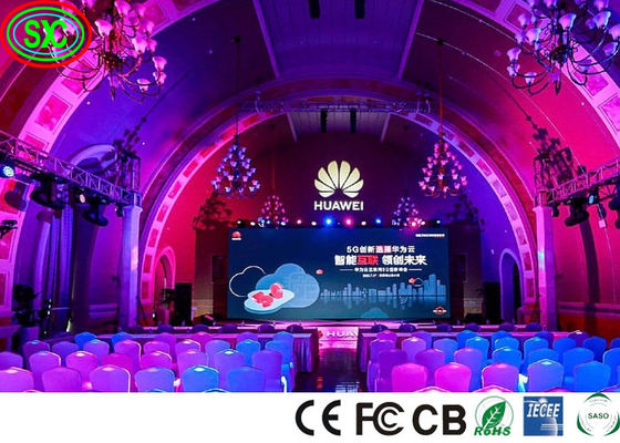 Πλήρες χρώμα 25W 1000CD/M2 P3.91 P4.81 LED οθόνες σκηνής LED οθόνη φόντου σκηνής