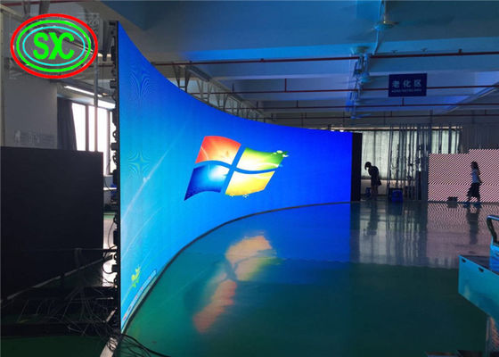 Υψηλή φωτεινότητα πλήρης χρώσης RGB P6 LED ενοικιαζόμενη οθόνη 960Mm X 960Mm εσωτερικό ντουλάπι
