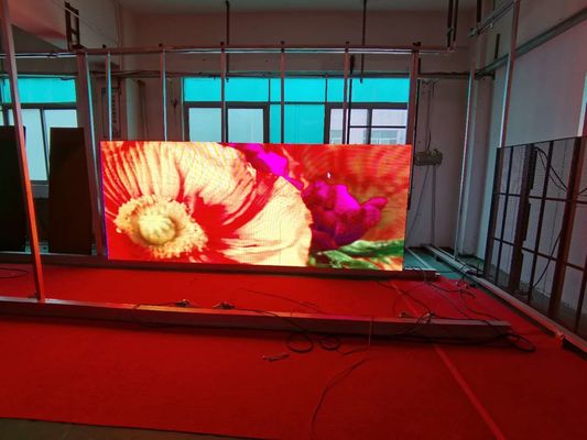σταθερή εγκατάσταση P4 1500cd/M2 φωτεινότητα Indoor hD Full Color Led Video Display
