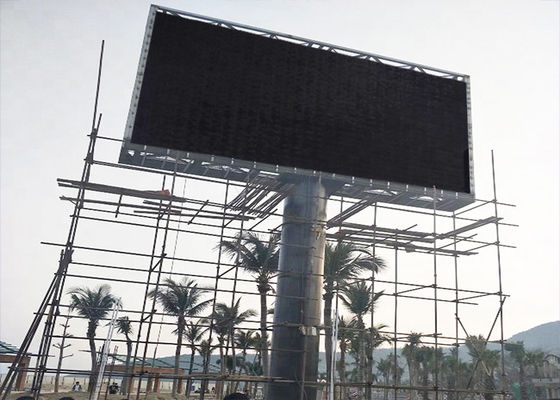 Καλή τιμή Υπαίθριο P10 960*960mm πίνακας διαφημίσεων των υψηλών φωτεινότητας υψηλής θερμοκρασίας ανθεκτικών πλαισίων οδηγήσεων στηλών σε απευθείας σύνδεση