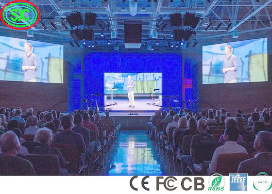 IP34 σκηνική συναυλία Backstage P3.9 Led Video Panel Wall Wide Viewing Angle σκηνική οθόνη LED