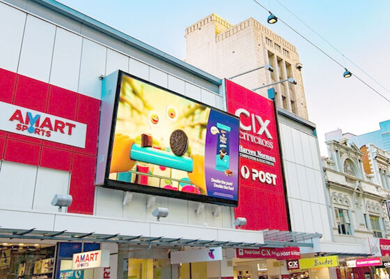 Υψηλής ποιότητας μεγάλη εξωτερική P10 LED διαφημιστική πινακίδα πλήρους χρώματος αδιάβροχο