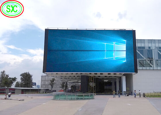 P6 P8 P10 Εξωτερική διαφήμιση Αδιάβροχη 960x960mm ντουλάπα Σταθερή οθόνη διαφήμισης εμπορικής διαφήμισης