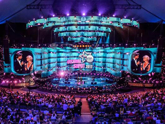 P3.91 500x500mm IP65 Αδιάβροχη οθόνη LED 5000cd/m2 φωτεινότητα