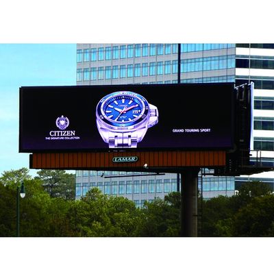Οθόνη διαφήμισης LED εξωτερικού χώρου P10 με απόσταση pixel 10mm, αδιάβροχη IP65, υψηλή φωτεινότητα