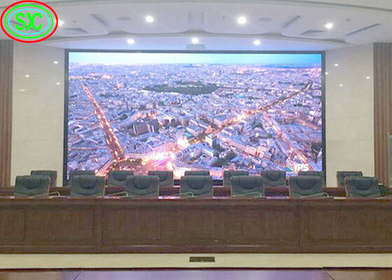 Εσωτερική πλήρης χρώσης 3840hz LED οθόνη οθόνης για συνέδρια εσωτερική πλήρης χρώσης LED οθόνη