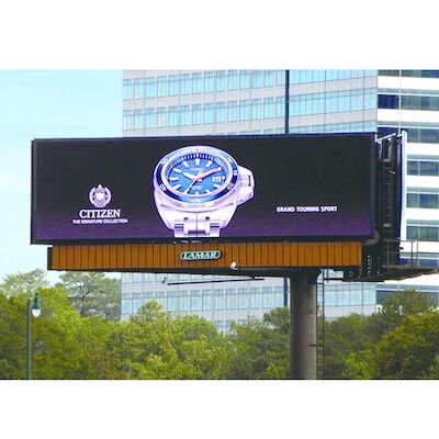 Εξωτερική LED διαφημιστική πινακίδα P10 σταθερή εγκατάσταση υψηλής ποιότητας οθόνη LED