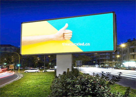 Εξωτερικό κτίριο P6 SMD Διαφήμιση Billboard Μεγάλη διάσπαση θερμότητας πλήρες χρώμα
